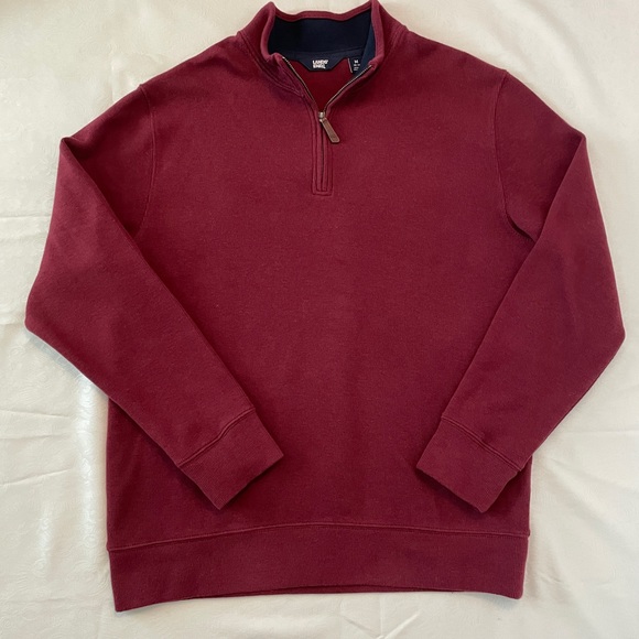 Lands’End 100% Cotton Quarter Zip Men’s Sweater Size M 38-40 - Picture 13 of 13